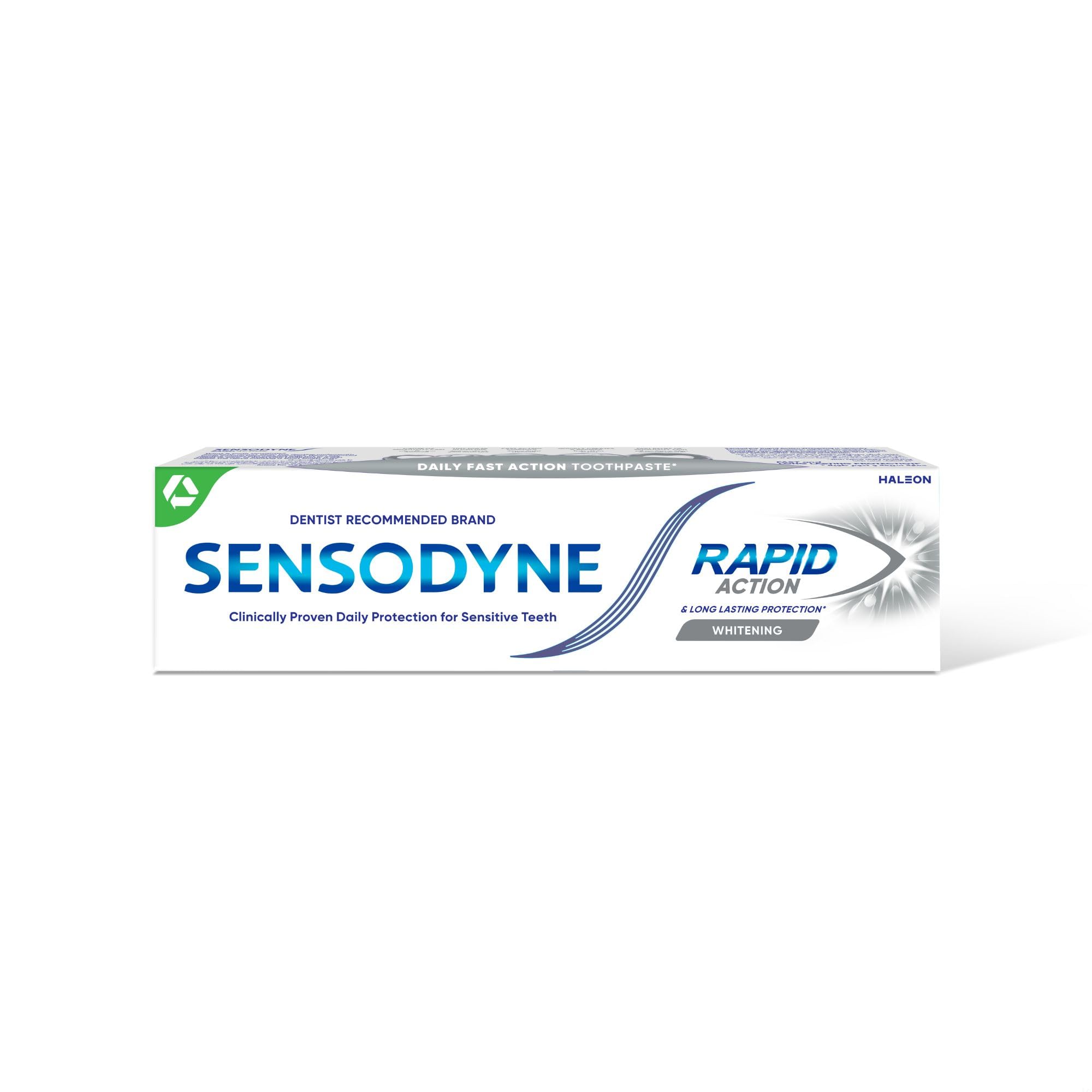 Sensodyne Rapid Action Whitening Toothpaste 75ml