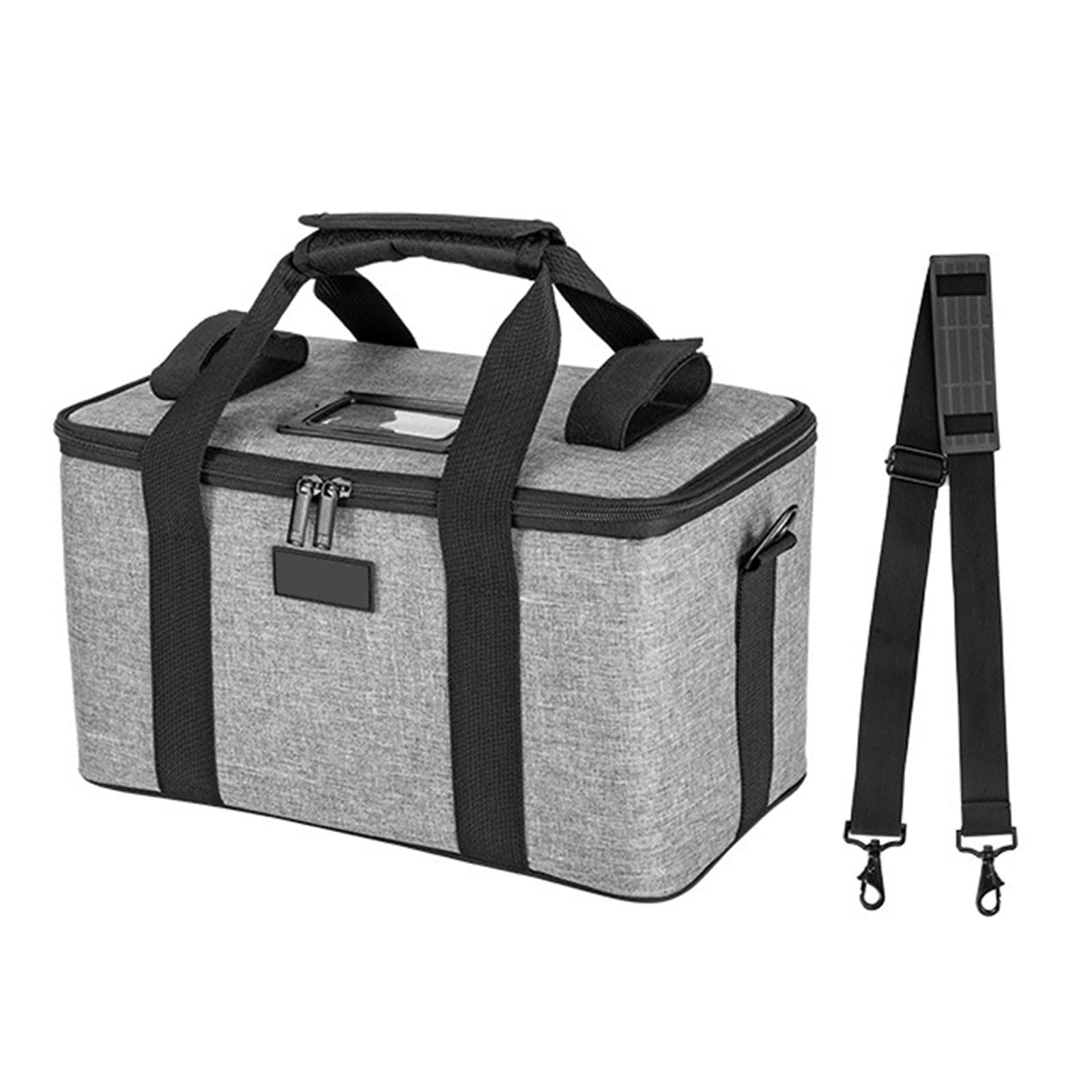 Bolsa protectora de almacenamiento de luz para fotografía hecha de lona con separadores acolchados para guardar luces de cámara y accesorios, bolsa de equipo de fotos