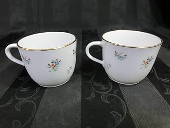 日本陶器会社 ティーカップセット 2脚 3脚 花柄 デザート皿 金彩 バラ