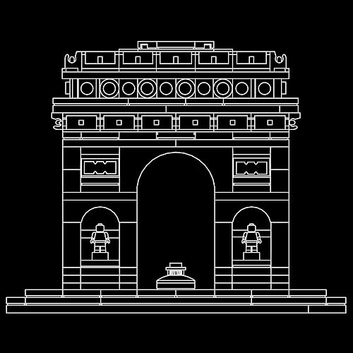 Miniatura 4 de LEGO Arquitectura Arc De Triomphe 21036 Kit de construcción (386 piezas)