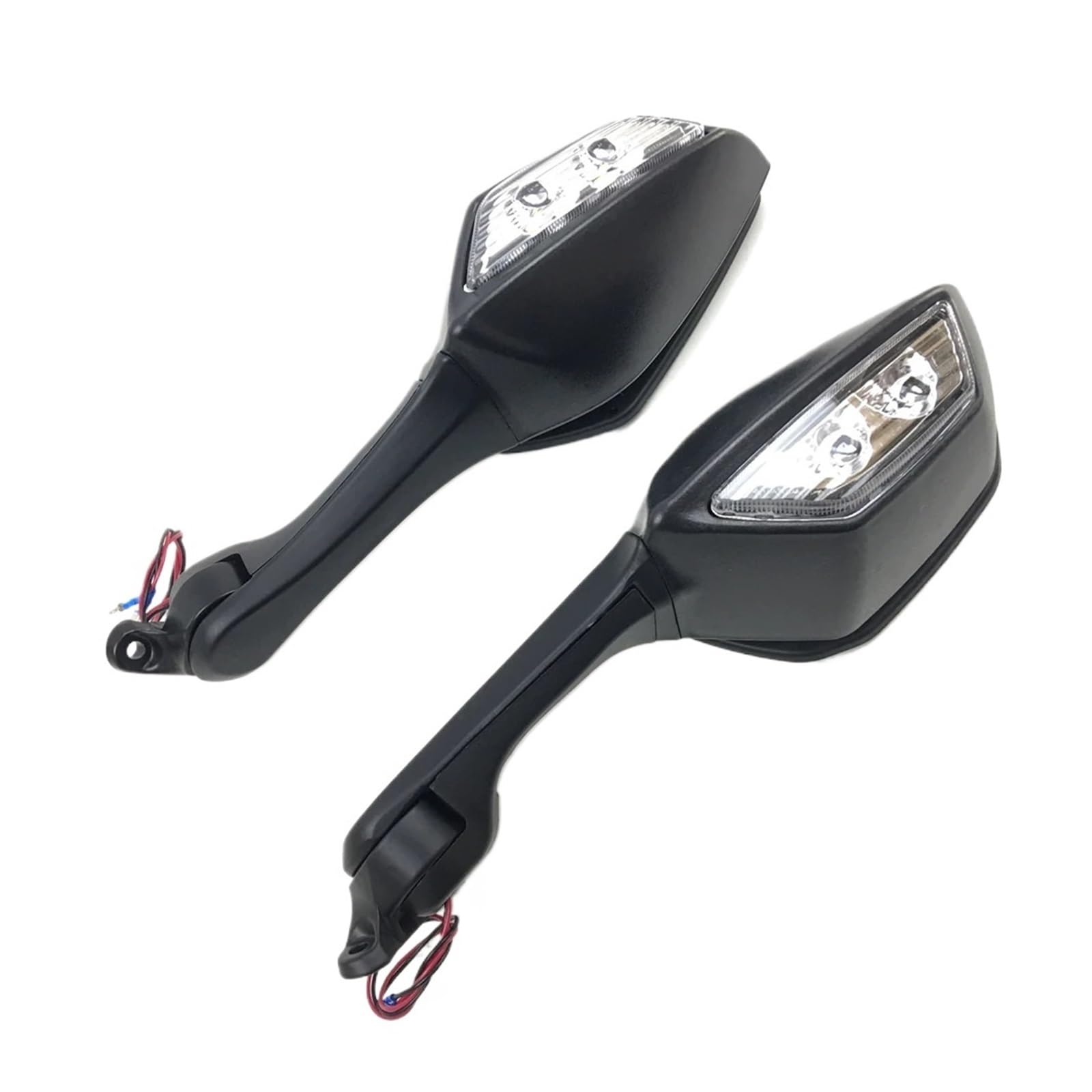 Moto Lusterko końcówkowe kierownicy Motocyklowa k Pasuje Do Kawasaki Ninja ZX10R ZX-10R ZX 10R Lusterko Motocyklowe Włącz Sygnały Świetlne Moto Widok Z Tyłu Lusterka Wsteczne