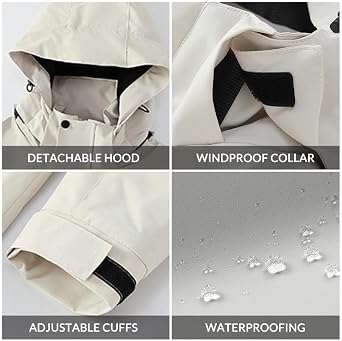 Custom Men's 3-in-1 Jacket, Winter Fleece Jacket And Waterproof Windproof Outdoor Sports Jacket