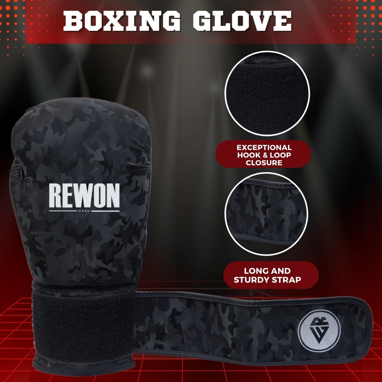 Guantoni Boxe, Guanti da Muay Thai MMA Kickboxing Allenamento, Sparring Guantoni da Sacco per uomini donne 8oz-16oz