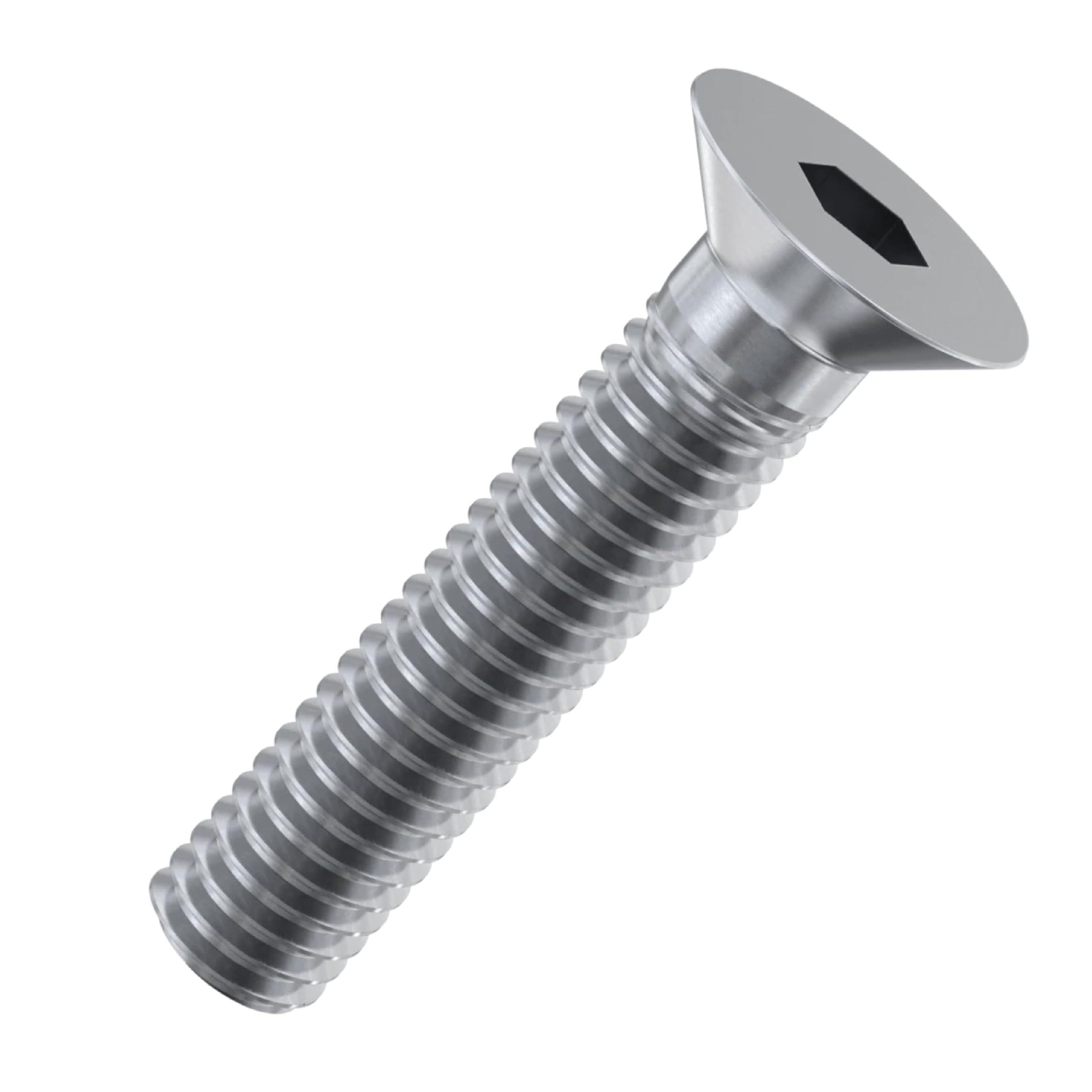Accu - M6 x 20mm Socket Countersunk Screws (ISO 10642) - Stainless Steel (A2) (Pack of 20)