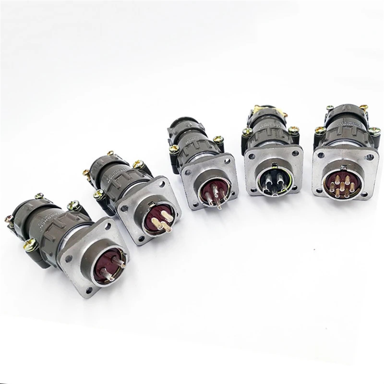 Luftfahrt Stecker P20K6Q P20J2Q Kabel Steckdose 2pin 3pin 4pin 5pin 7Pin Metall Stecker 2Pcs P20J11Q(P20K6Q 4Pin)