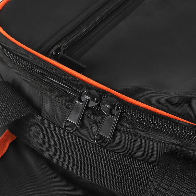 Custodia da viaggio per JBL Partybox Encore 2, borsa organizer portatile con tracolla e tasche laterali per microfono e accessori per cavi di ricarica