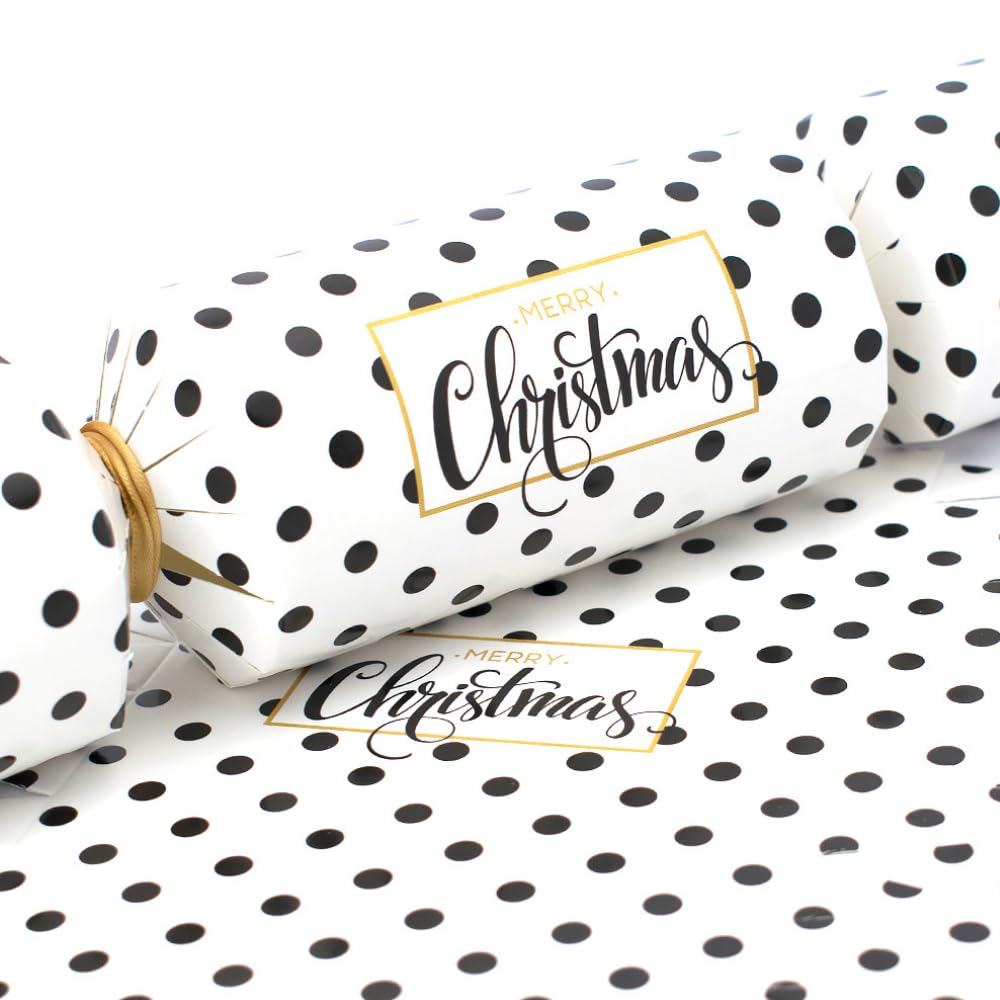 Spotty Christmas | Makes 6 Large Crackers | Make and Fill Your Own