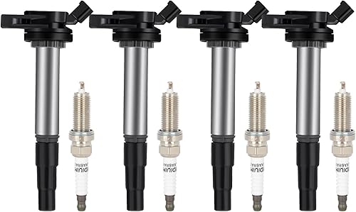 Miniatura 54 de ECCPP UF413 6 bobinas de encendido con 6 bujías de iridio para Honda para Acura para Saturn Civic Pilot Ridgeline MDX EL Vue 1.7L 3.5L UF400 UF512