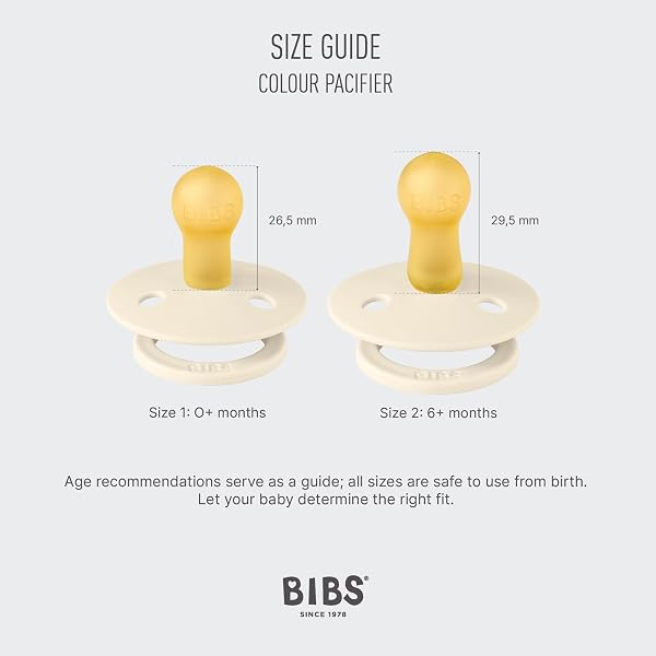 BIBS Pacifiers - Colour Studio 2 Pack | Round Nipple Baby Pacifier | BPA Free Natural Rubber Latex Soother | Made in Denmark | Size 0+ Months | Block Baby Pink Coral - 3