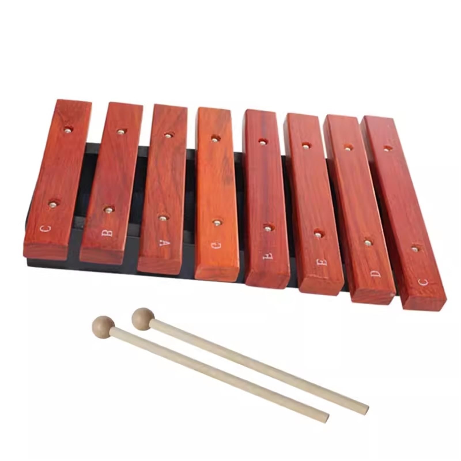 Instruments De Musique En Xylophone Instrument De Percussion Standard En Acajou À 8 Tons Xylophone À Percussion Pour Débutants(A)