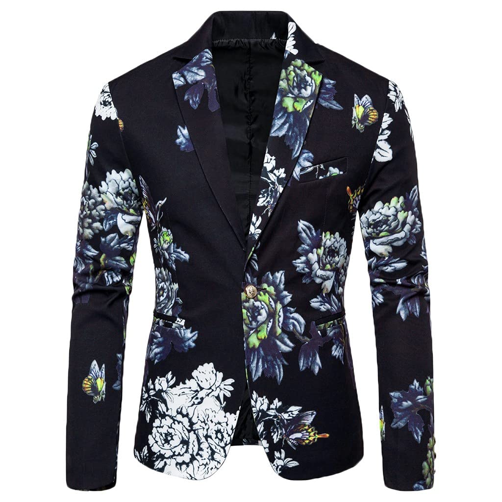 Sakko Herren, Anzug Jacke Herren Regular Fit, Anzüge & Sakkos Modern Blazer Mit Taschen Und Knöpfen Jackett Revers Freizeitanzug Elegante Anzugjacken Business Casual Leichte Sommerjacke Herren Sakko