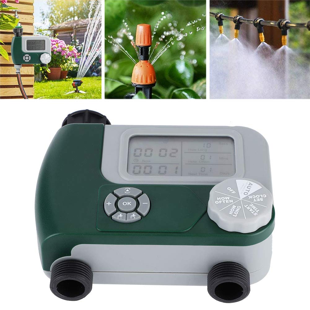 Timer a doppia uscita, Controller del sistema di irrigazione Controller di irrigazione intelligente con ampio display