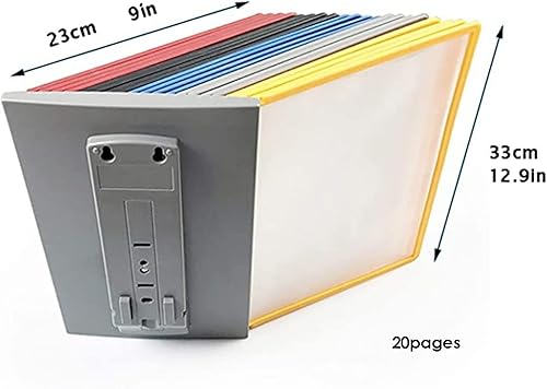 Miniatura 2 de Pipi Zhu Sistema de referencia y visualización de montaje en pared, estante de exhibición para catálogos, 20 páginas40 lados, carpeta de archivos