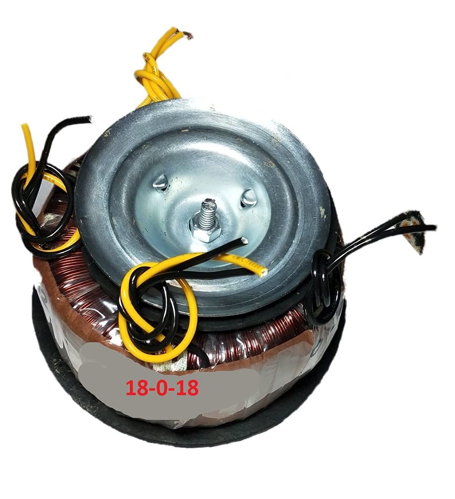 Electronic work Toroidal Transformer 18-0-18 6 Ampere with 12-0-12 with 0-12 3 Ampere for Mosfet Audio Amplifier Board Pure Copper