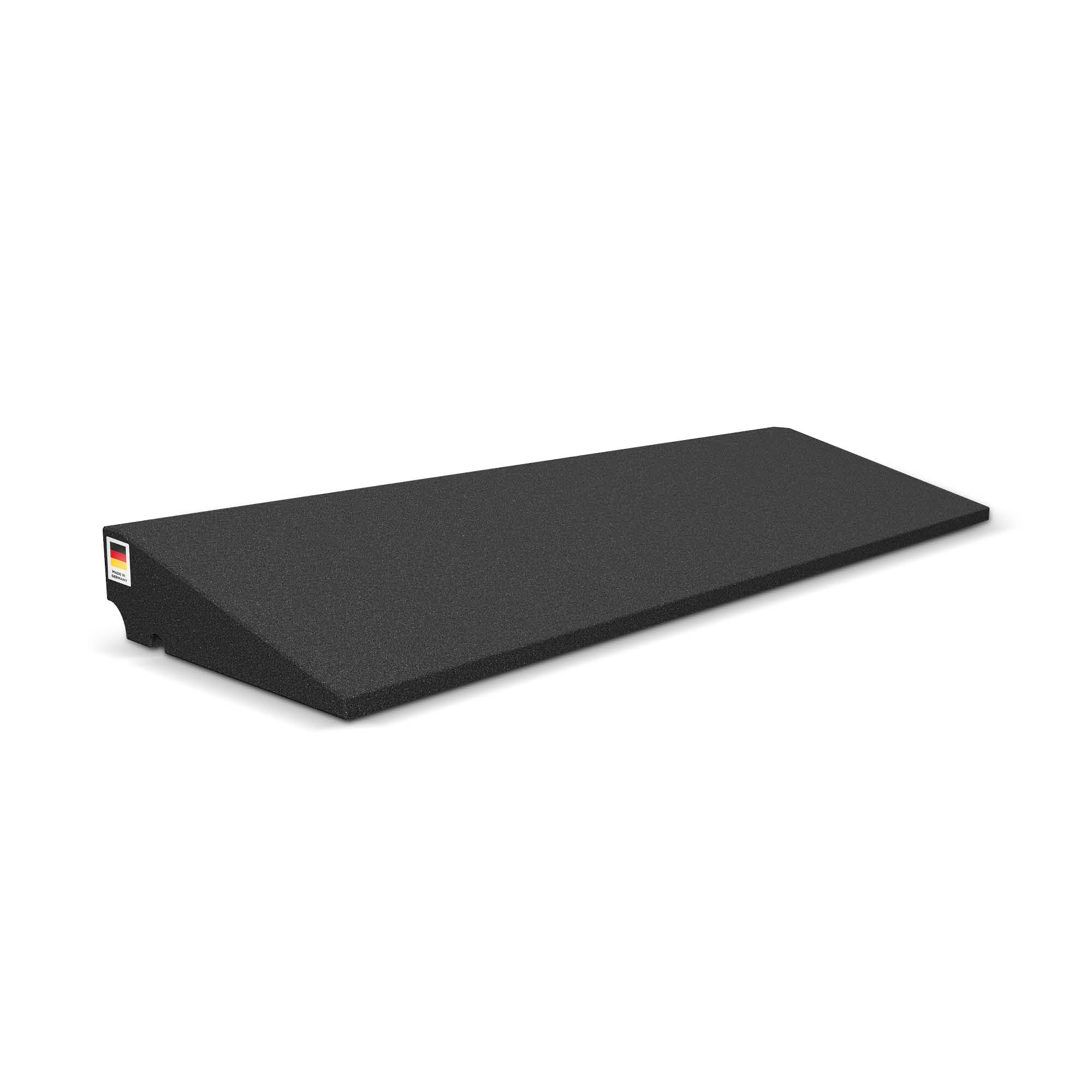 blizz-z Profi-Bordsteinrampe Gummi schwarz Breite 80 cm, Höhe 7 cm, Tiefe 25 cm (1 Stück) | Gummikeil Rollstuhlrampe Auffahrrampe Auffahrkeil Auffahrhilfe Autorampe | Made in Germany
