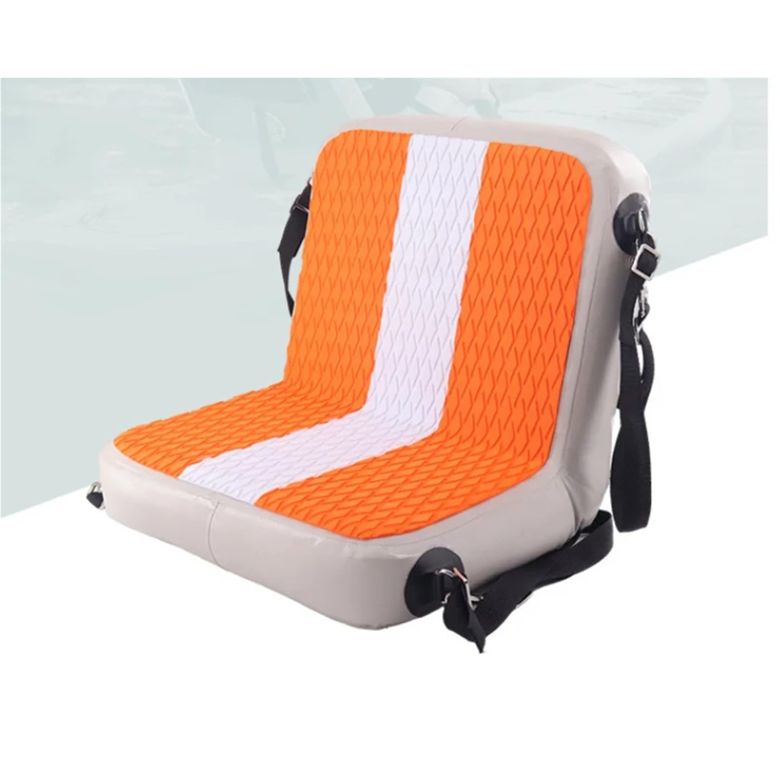 Kompatibel for aufblasbare Kajaks und SUP | Gepolsterter PVC-Sitz mit D-Ringen; Passend for die meisten Kanus, Fischerboote und Paddleboards.