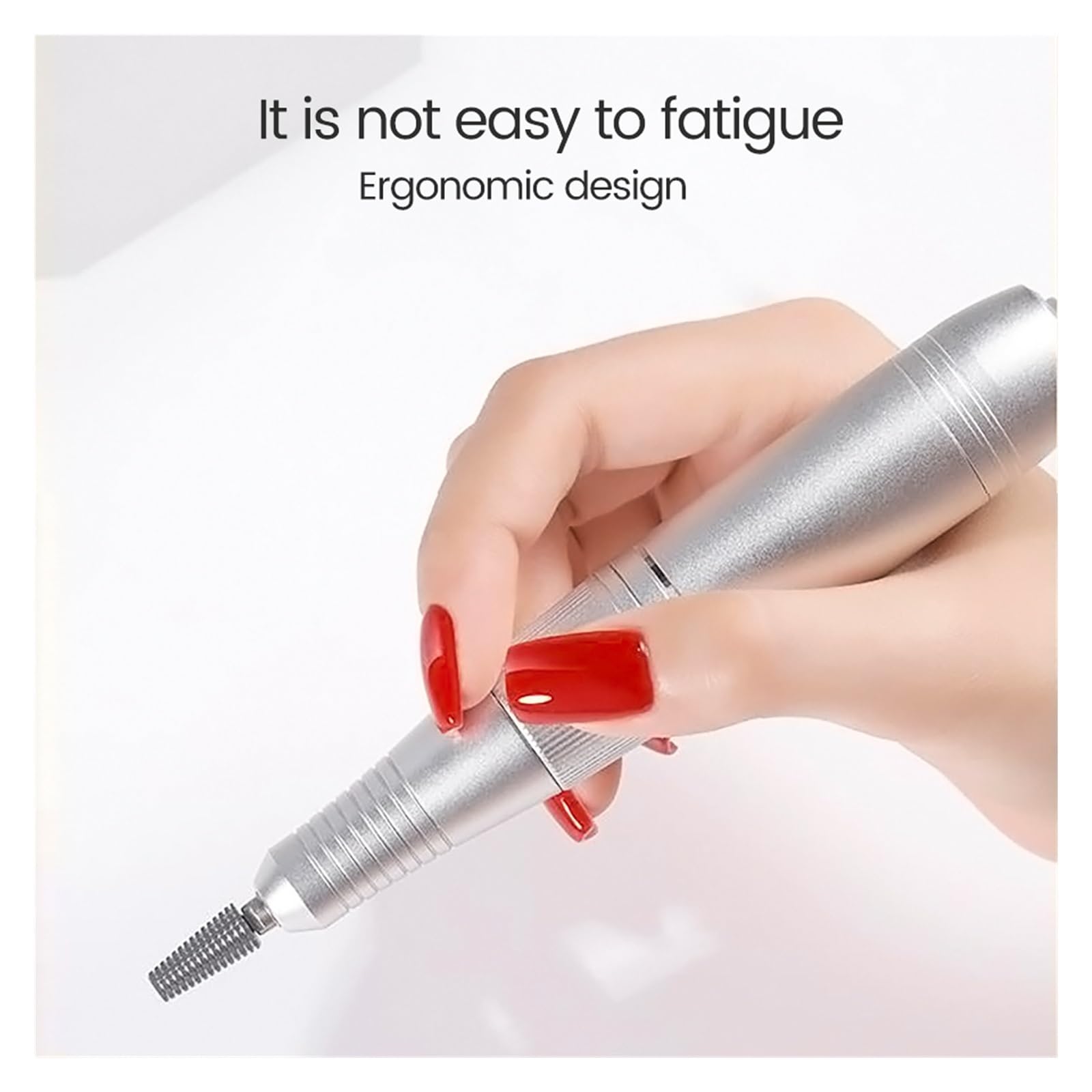 Torno de Uñas Eléctrico, Taladros de uñas for uñas acrílicas, lima de uñas eléctrica profesional de 50000rpm for el hogar y el salón, Efile recargable for uñas de Gel