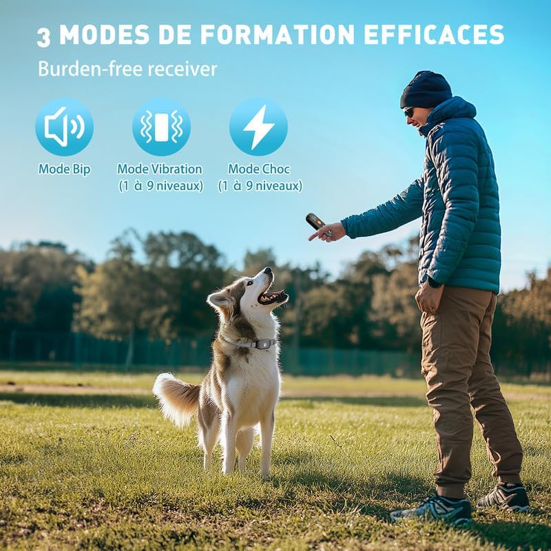 collier étanche et facile à utiliser