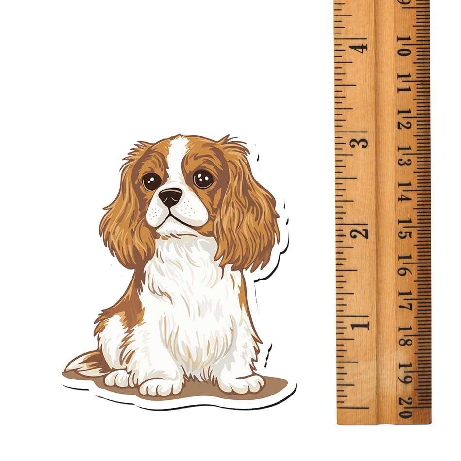 Imanes de perros Cavalier King Charles Spaniel, pack 2 miniatura 2