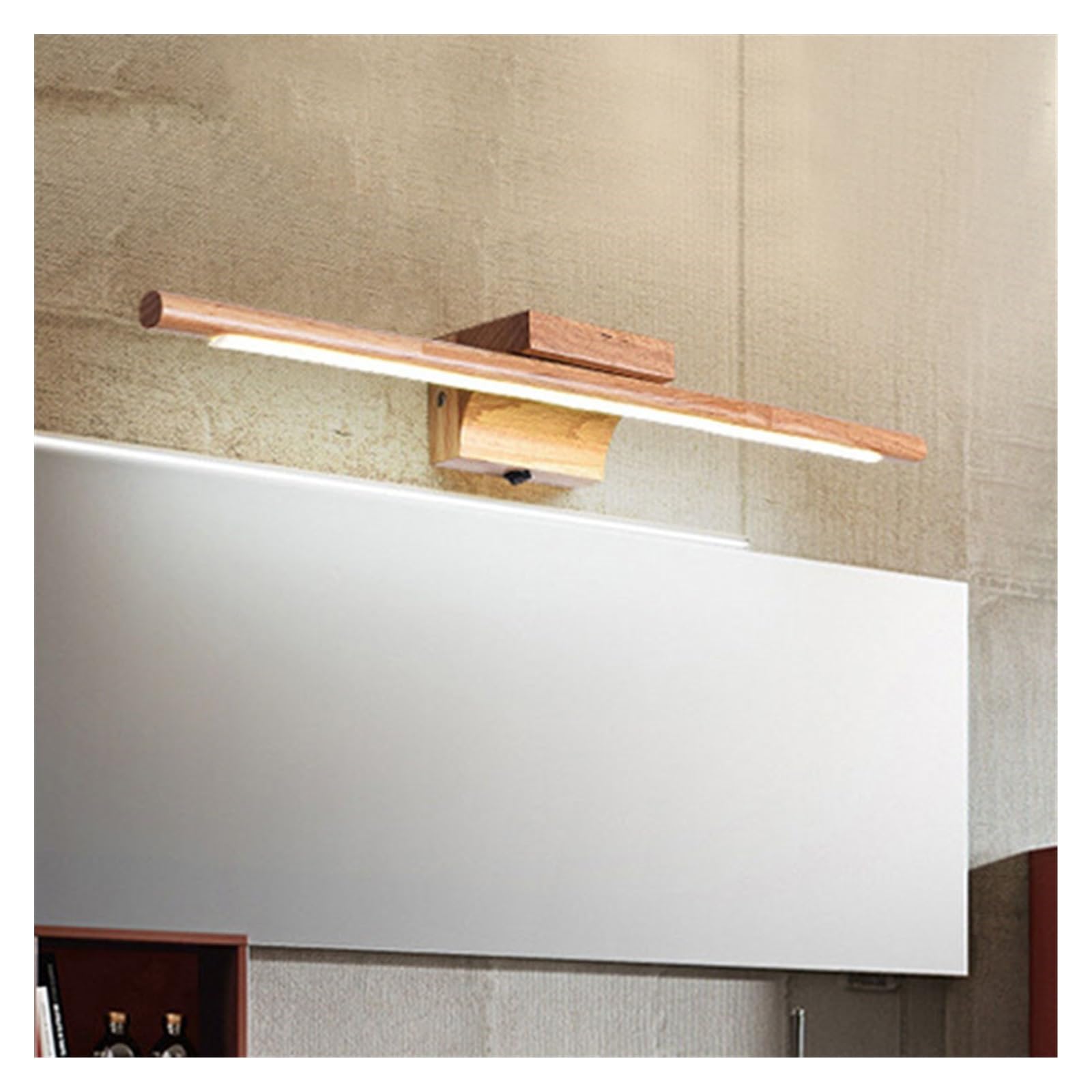 Luces de espejo LED - Lámpara de pared sólida Decoración de baño moderna Vestidor Iluminación Decoración del hogar Apliques Lámparas,Lámpara de Techo