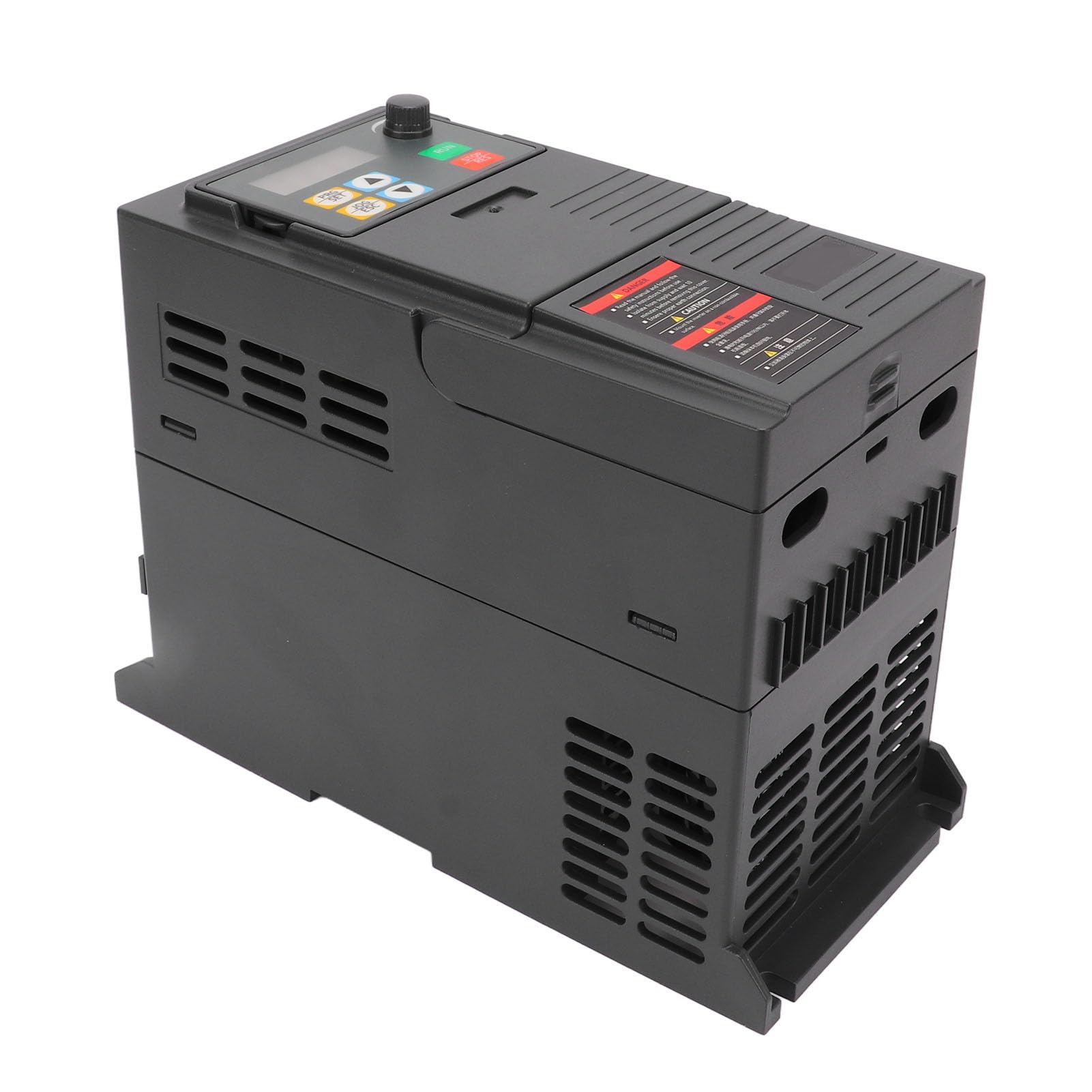 Jiawu Convertitore Vettoriale con Ingresso Trifase 380-440 V a Frequenza Variabile da 2,2 KW con, Display Digitale e unità di Frenatura Integrata
