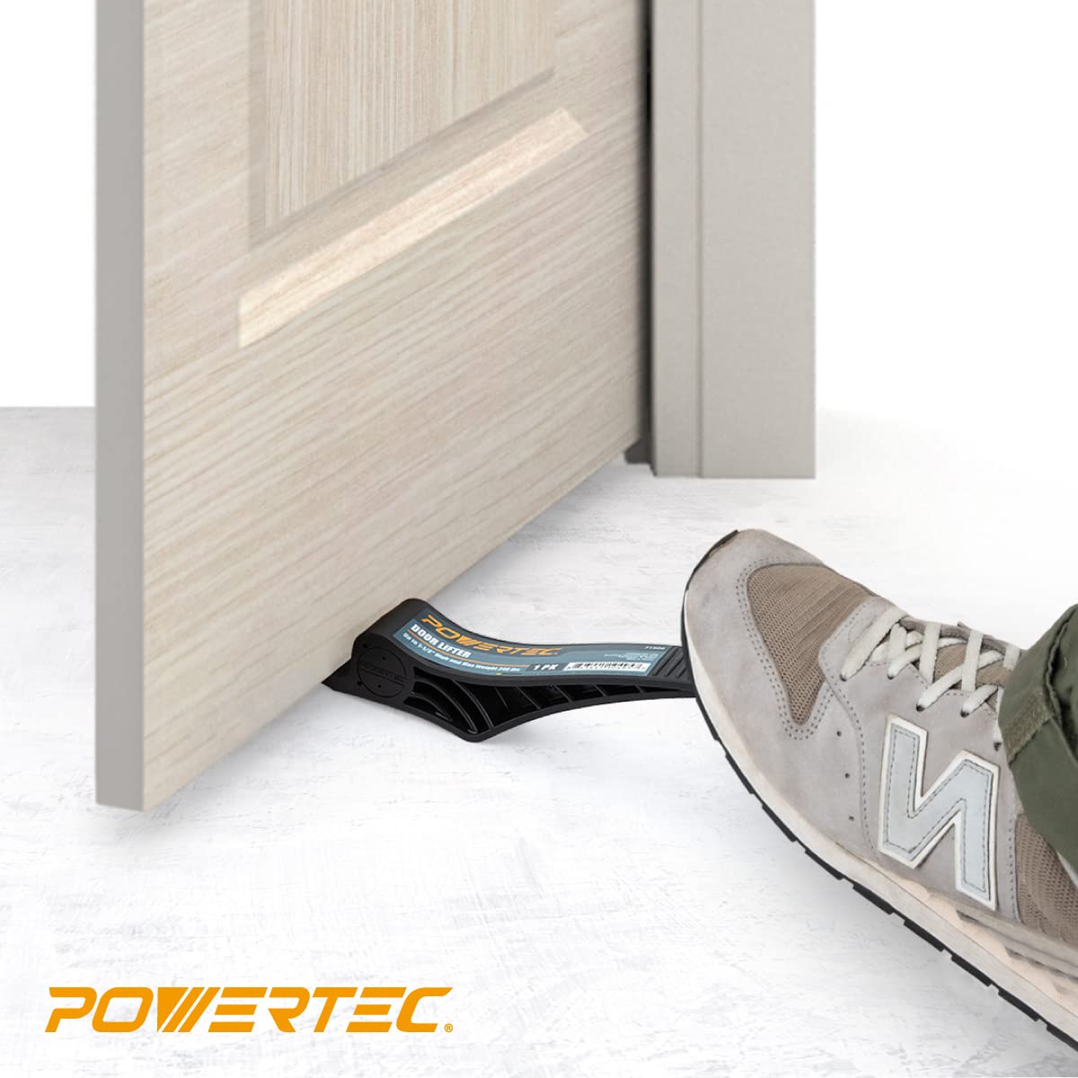 POWERTEC Door Lifter, Foot Operated Drywall, Panel Lifter, Drywall Lifter for Fitting Doors, Plasterboard, Easily Attache Door on Hinges for Carpenter (71506) — Amazon image 4
