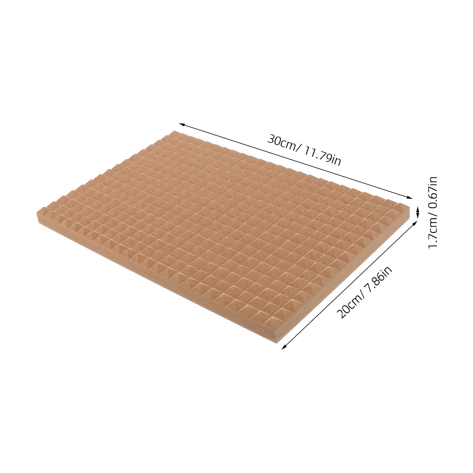 Healeved Esterilla de Acupresión de Madera para Pies Diseño Natural y Forma Cónica, Masajeador Portátil para Cuidado en Casa o Gimnasio