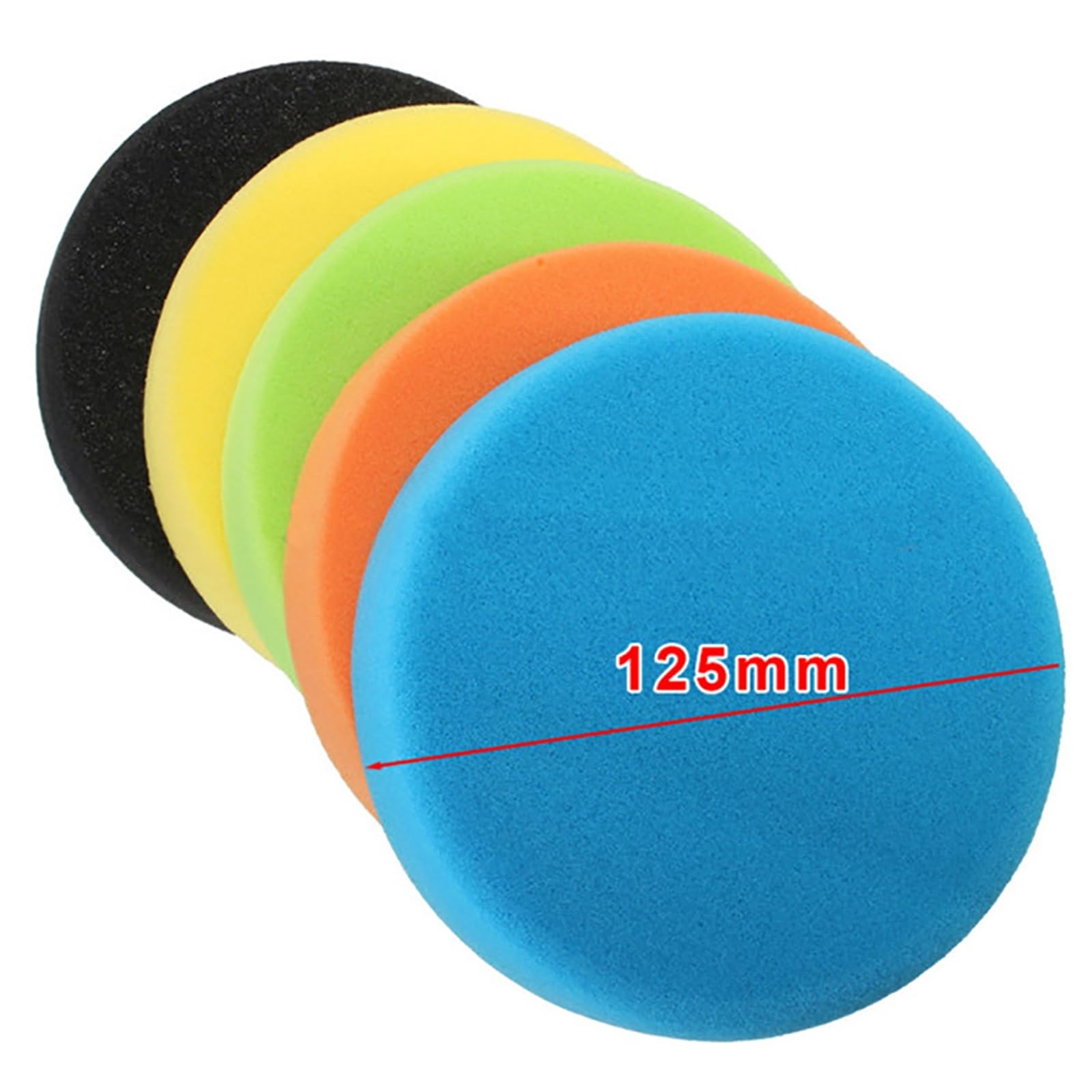 Tarcza Polerska, Tarcze Listkowe Polerowanie Samochodu Nakładka Polerska 125Mm 5 Cali Pianka Samochodowa Wiertarka Nakładka Polerska Zestaw Kół Gąbkowych/a/4 Pcs
