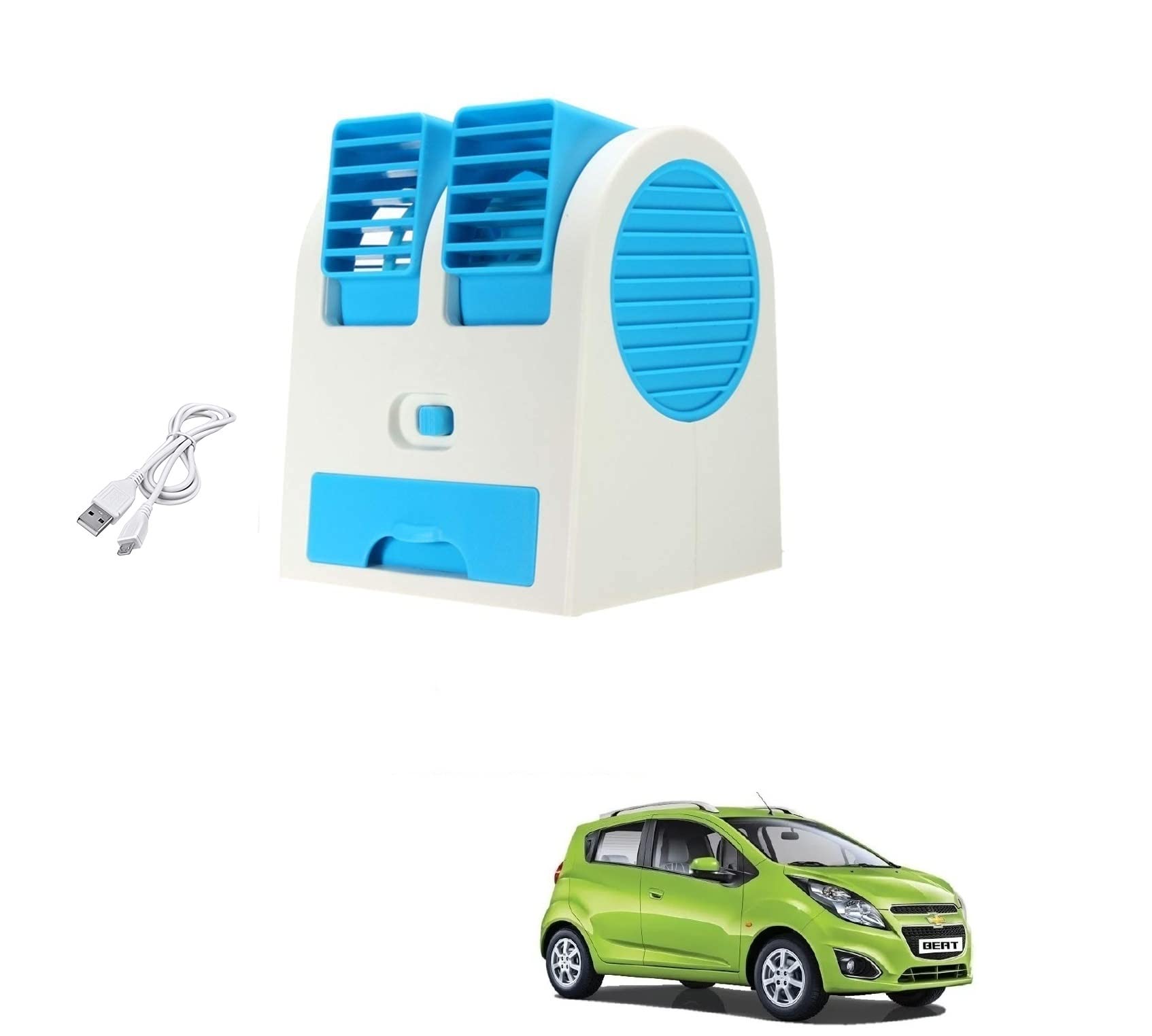 AUTOADDICT Auto Addict Car FAN Mini AC USB/Battery Operated Mini Water Car Fan Air Cooler Dual with Ice Chamber For Chevrolet Beat (B0C1P2F6Z6) Amazon Price History, Amazon Price Tracker