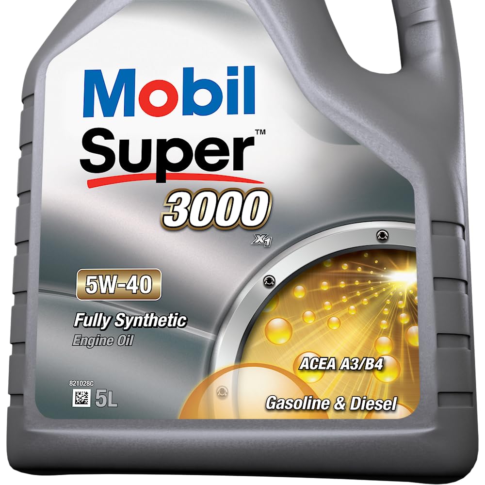 Mobil 1 MOBIL SUPER 3000 X1 5W-40 Aceite de Motor, 5L