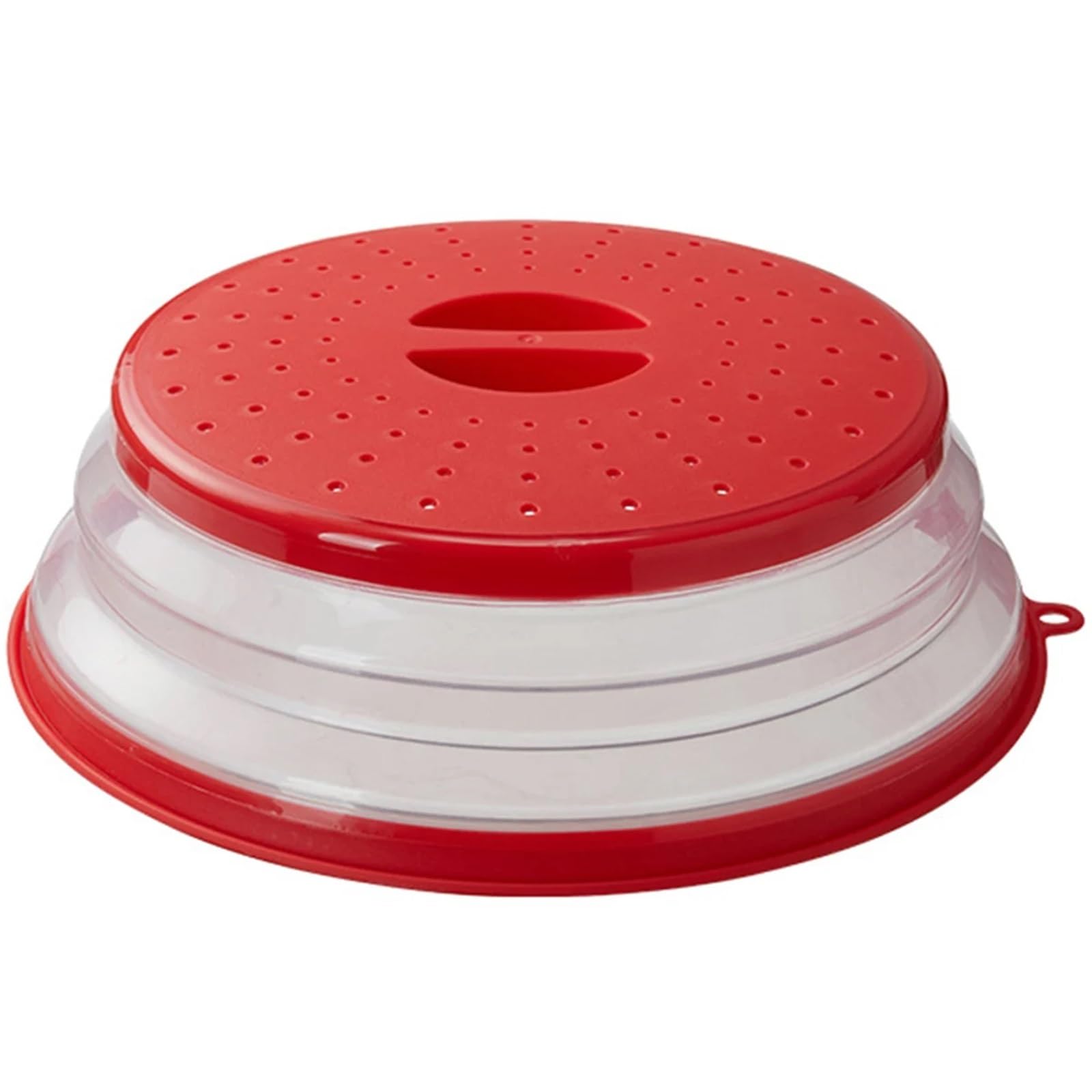 Microwave Splatter Cover Collapsible Food Plate Drainer Basket Heating Splash-proof Kitchen Cooking Lid(Style 1)(Style 6)