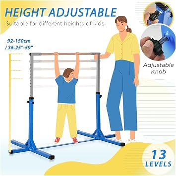 Gymnastics Bar Gymnastics Bar Adjustable Height Gym Bar Junior Training Kip Bar