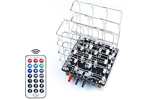 4x4x4 LED 3D Light Cube Electronic Soldering Practice Project Kit