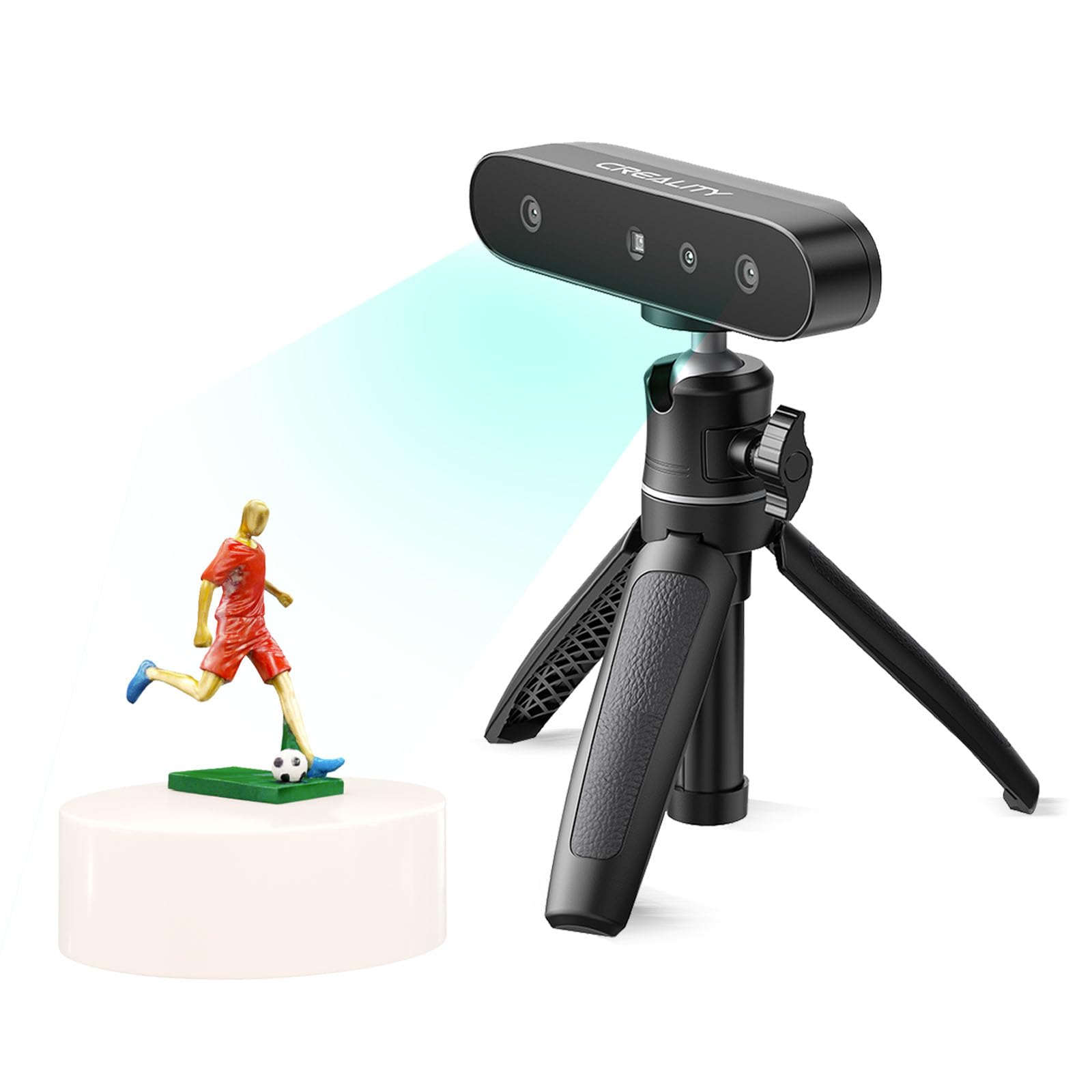 Creality Scanner 3D pour Imprimantes 3D, CR-Scan Ferret SE Machine de Numérisation Portable, 30FPS Vitesse Numérique & 0.1mm Précision, ASIC Chipset Pleine Couleur, Compatible pour PC Windows/Mac OS