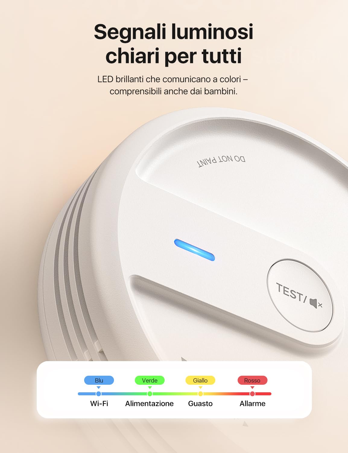 X-Sense Rilevatore di Fumo con Funzione Wi-Fi e App, Allarme Antincendio Intelligente per Casa, Sensore Durata 10 Anni con Batteria Sostituibile, Modalità Notturna, XS0E-iR, 3 Pezzi