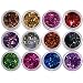 Polytree 12 Colors DIY Nail Art Glittering Rhombus Sequins Manicure Decorations