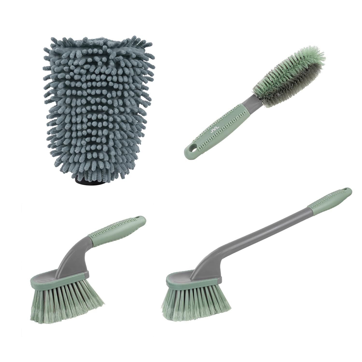 JVL Car Cleaning Wheel Set – Complete Car Care Kit for Wheels, Tyres & Alloy Rims