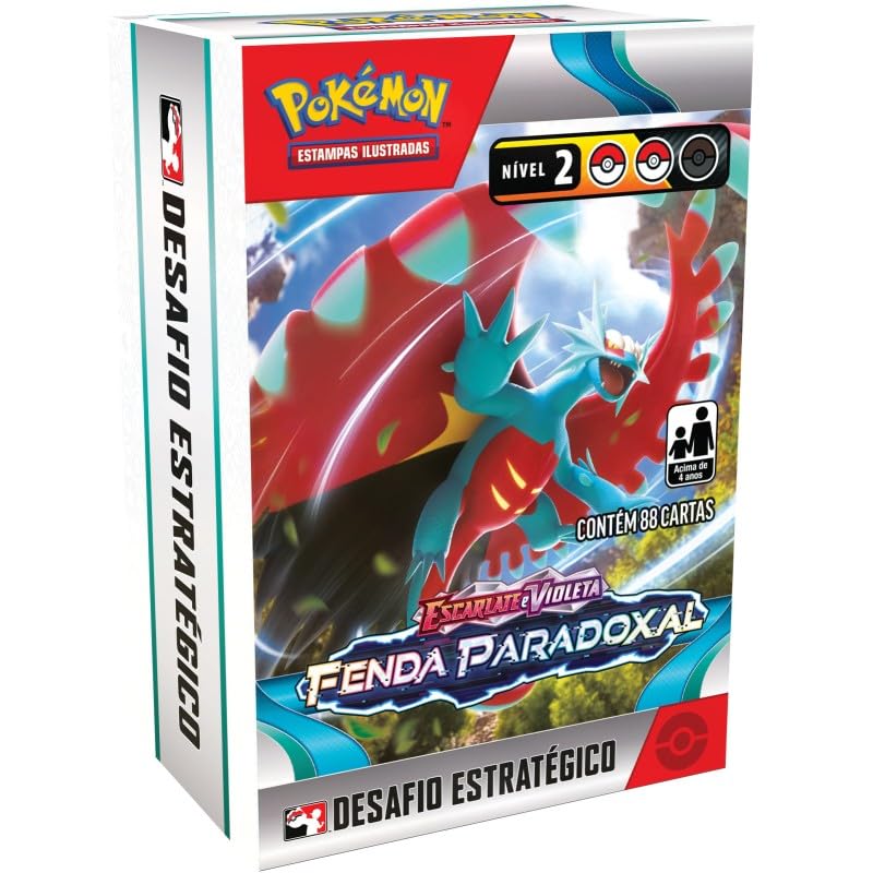 Desafio Estratégico Pokémon Escarlate e Violeta Fenda Paradoxal
