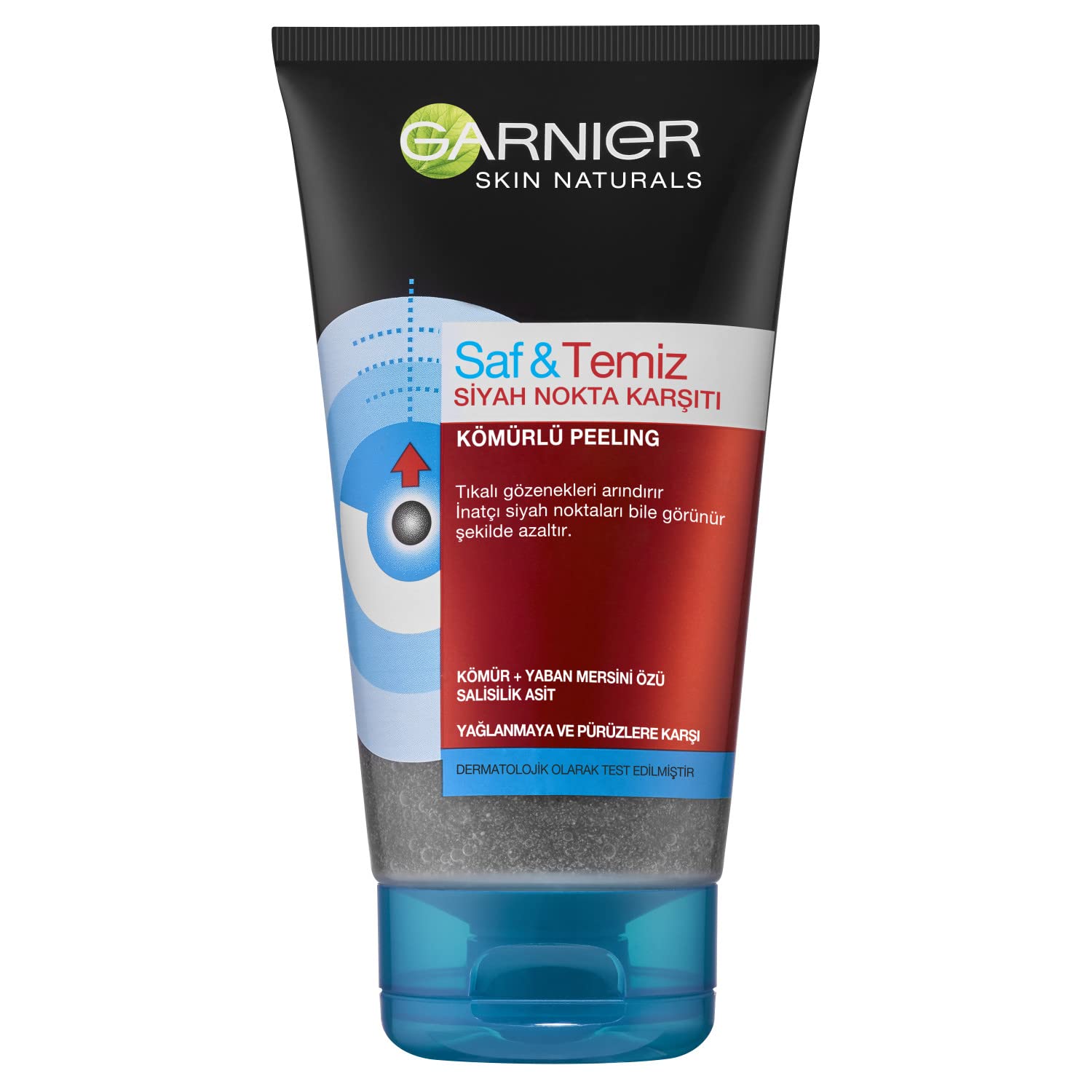 Garnier Skin Naturals Saf & Temiz Siyah Nokta Karşıtı Kömürlü Peeling (150 ml)