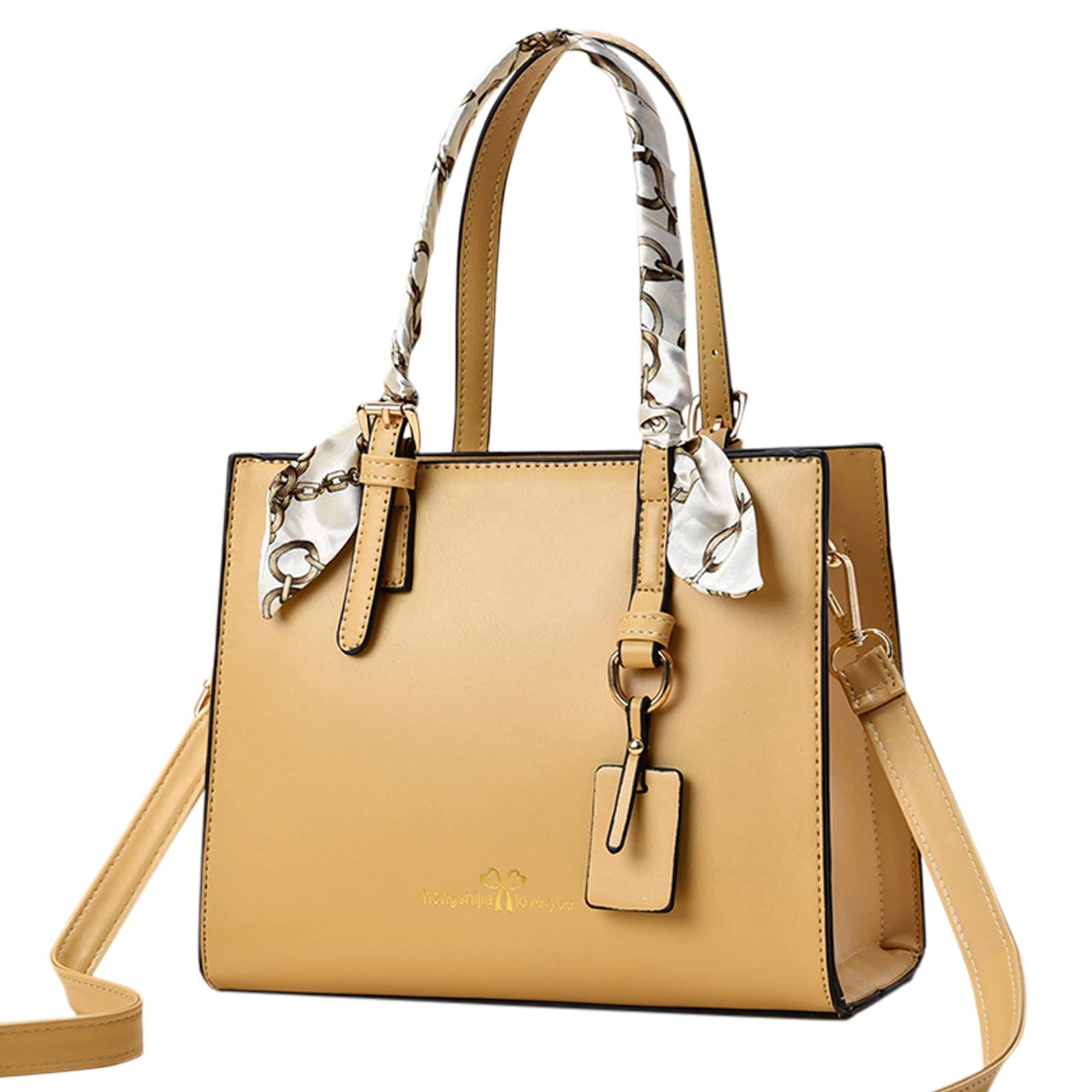Borsa tote da donna, alla moda, borsa a tracolla in pelle con grafica