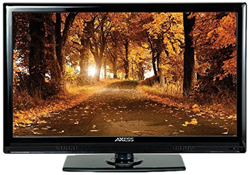 AXESS TV1701-15 15.6-Inch LED HDTV, Features 12V Car Cord Technology, VGA/HDMI/USB Inputs, Built-In