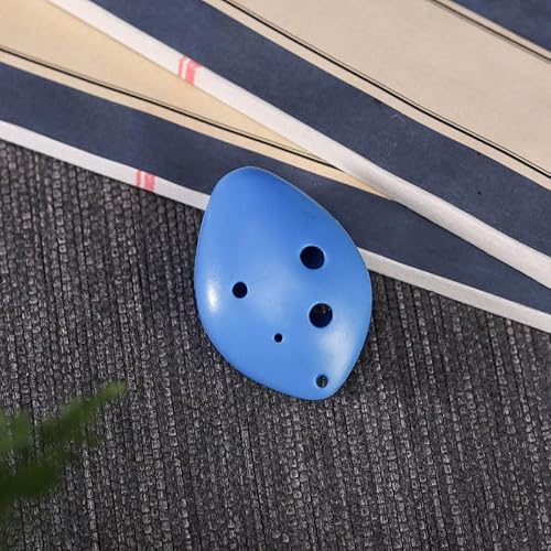 Opexicos MX0293 3Pcs 6 Holes Ocarina Soprano C Key Abs Plastic Handmade Musical Instruments Gift Blue Pink Green thumb #2