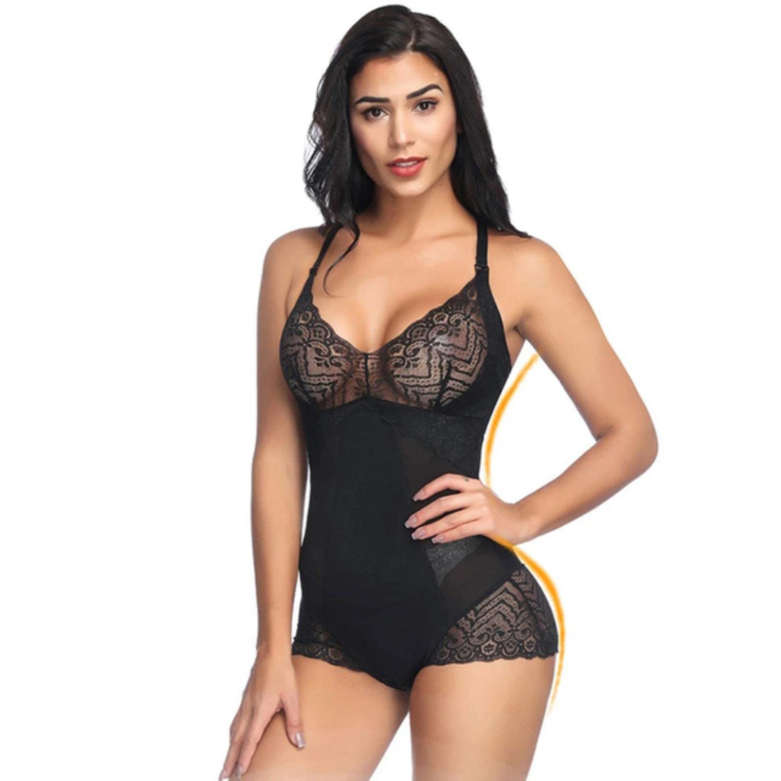 Latex Full Body Shaper Modeling Shapewear Taist Cincher Underbust Bodysuit Pantal