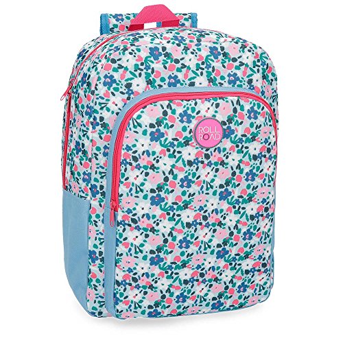 Roll Road Pretty Blue 42623B1 Mochila Escolar  cm  16.93 litros  Multicolor