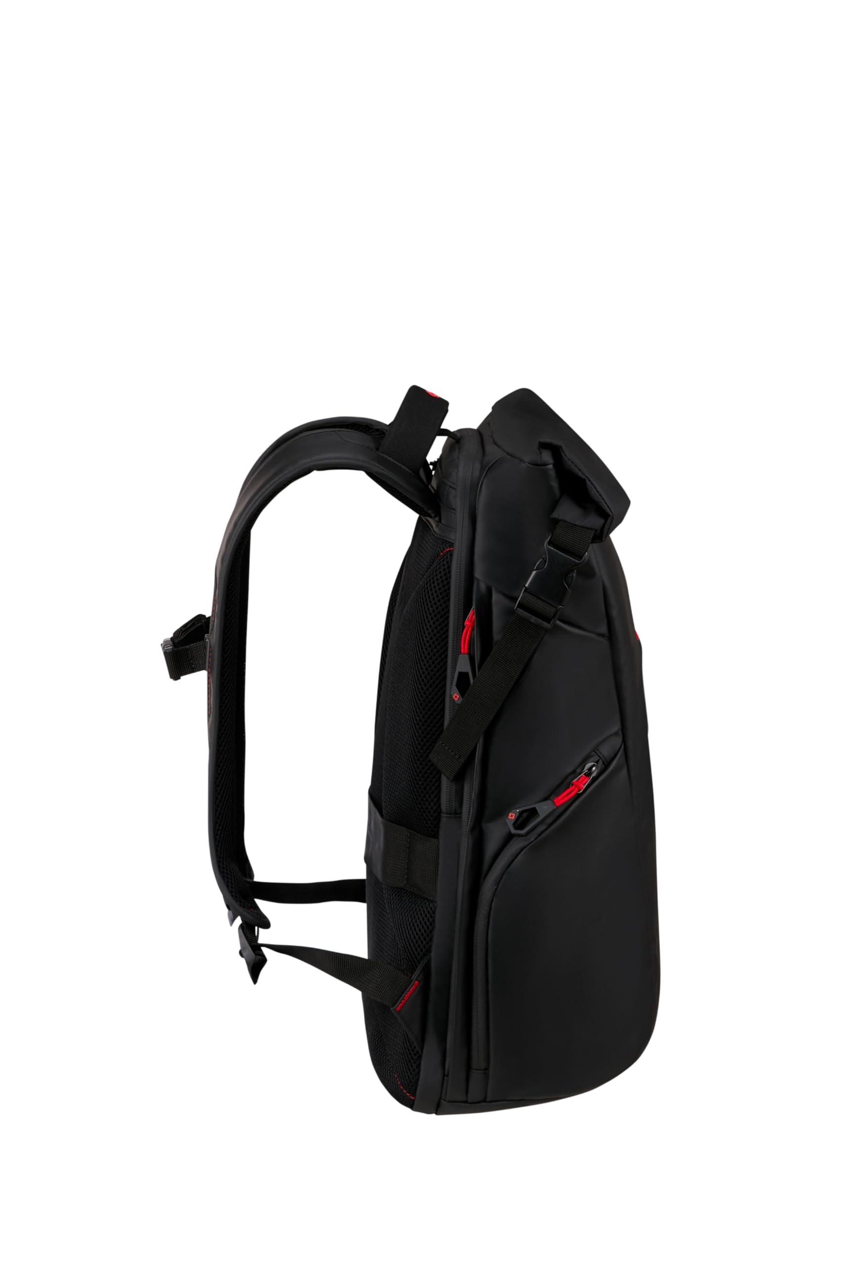 Samsonite Paradiver Light - Erweiterbarer Rolltop Laptop Rucksack 17,3 Zoll, 49 cm, 25/35 L, Schwarz