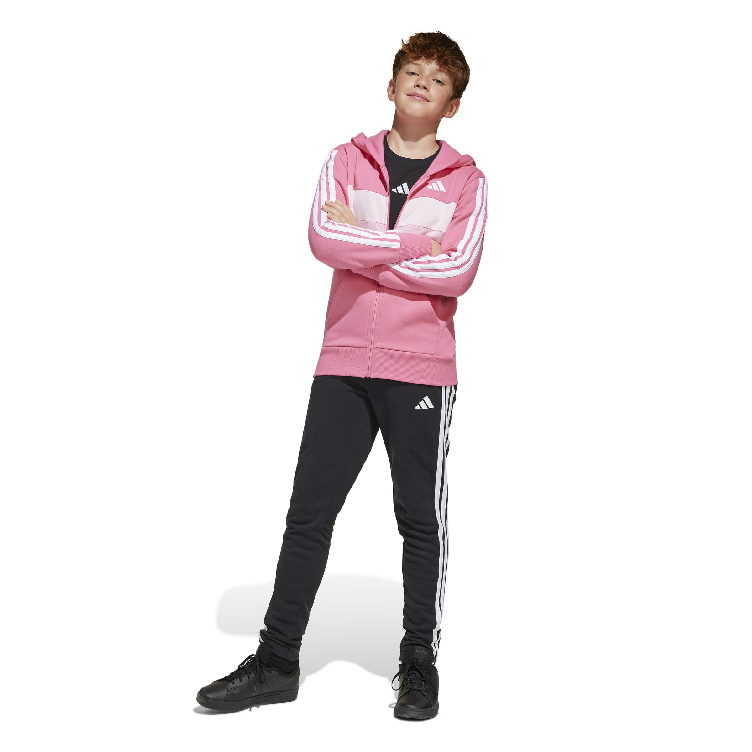 adidas Kinder Seasonal Essentials Tiberio 3 Stripes Fleece Tracksuit