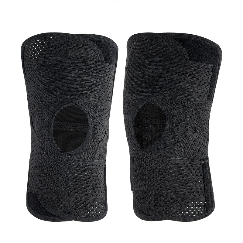 膝 サポーター 半月板 V型ベルト スポーツ用 膝パッド 登山/バレー