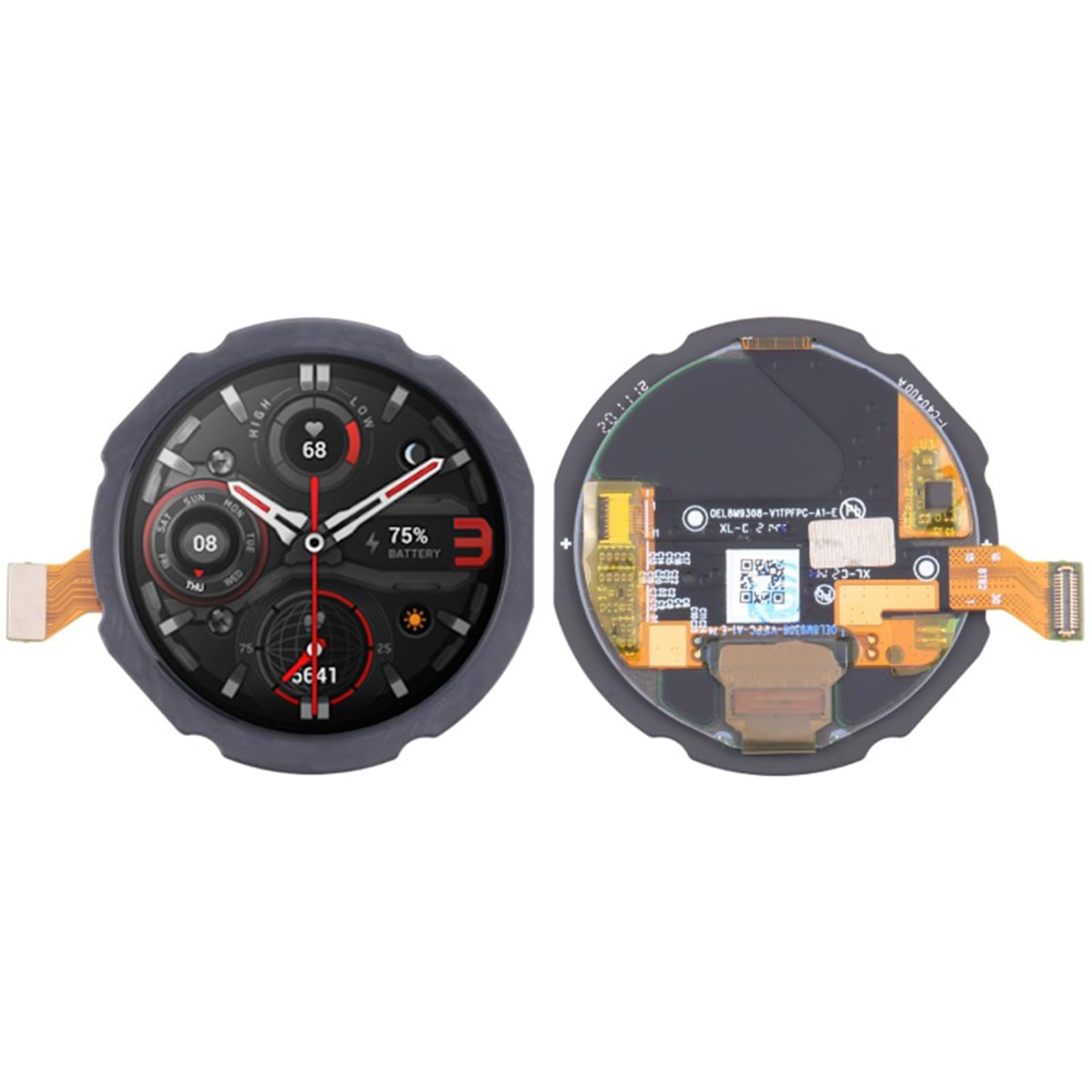 T Rex2 Smartwatch LCD Digitizer Assemblea Completa Parte di Riparazione Costruzione di Vetro Premium Schermo Cracked Soluzione di Ricambio Schermo Ad Alta Durata Schermo