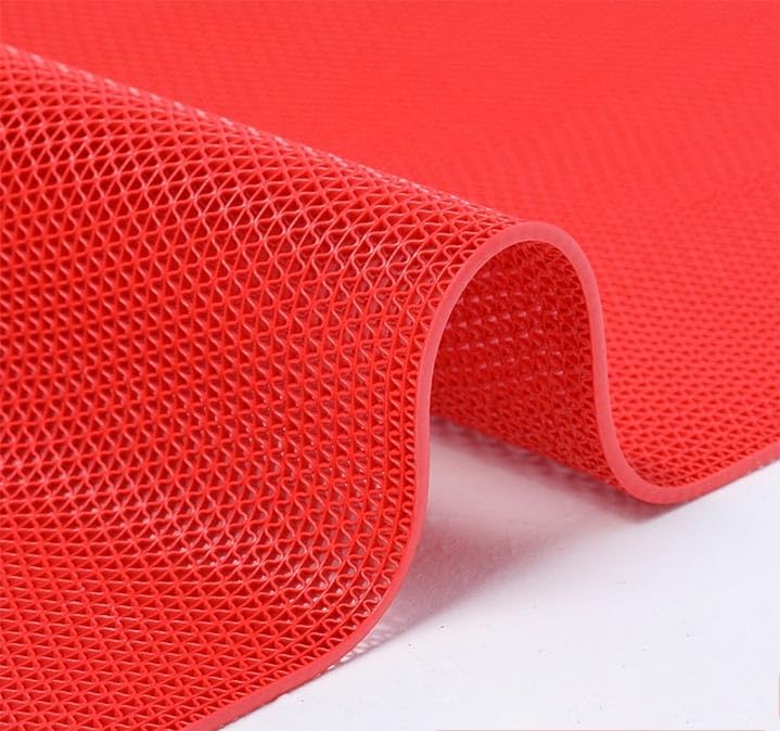 Tapis de douche anti-glissade à drainage rapide en PVC 90x500 cm pour éliminer l'eau stagnante