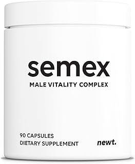 SEMEX Semen Volume Booster – Doctor Formulated Natural Support for Male Sperm Health, Load Volume Boost & Stamina – Non-GMO, Vegan, Gluten-Free, Fertility Supplement Made in USA - 90 Count